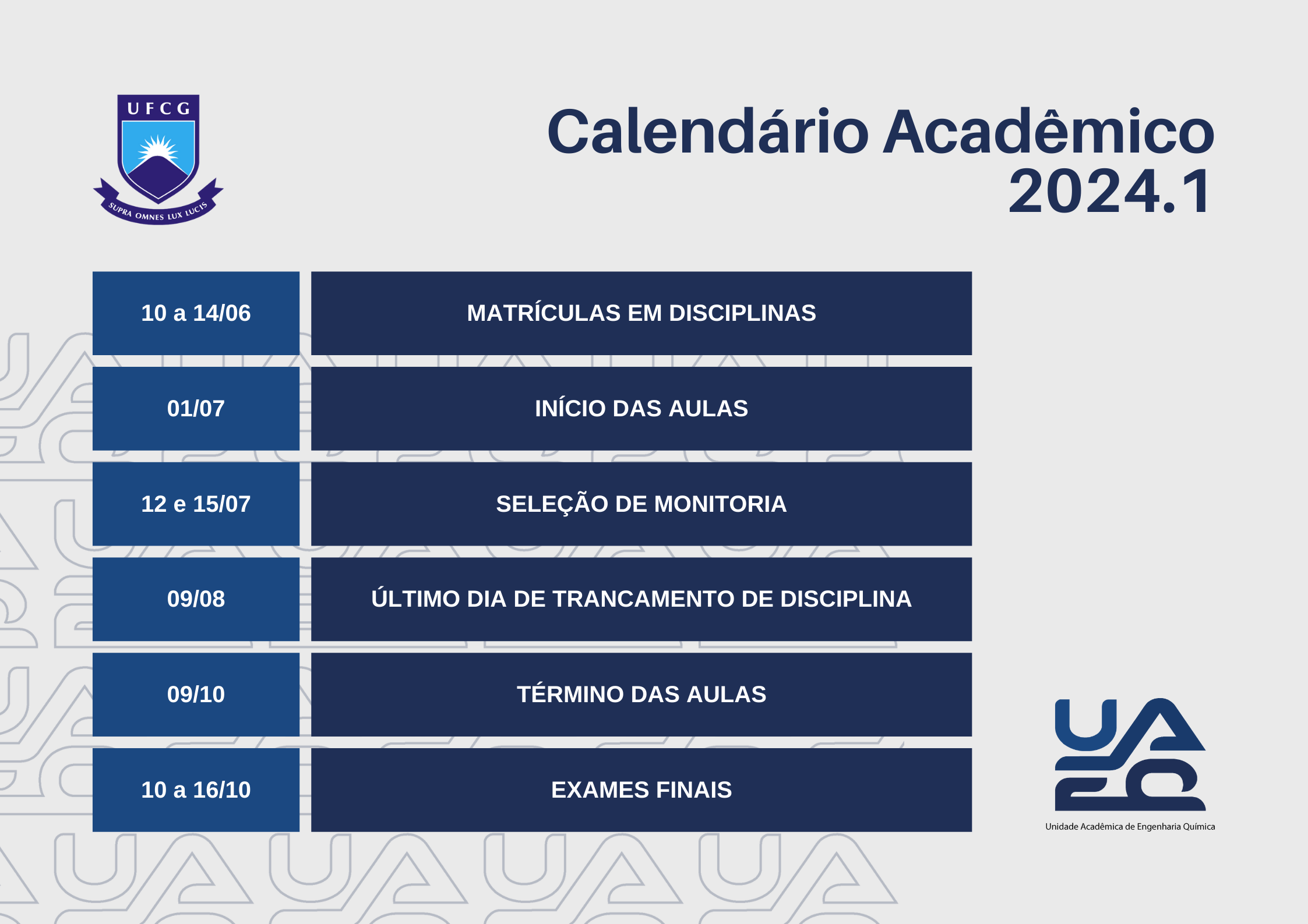 Calendário Acadêmico